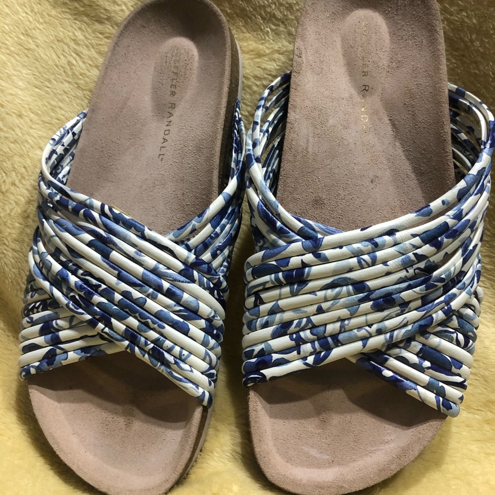 Loeffler Randall Petra Leather Sandals, Size 7